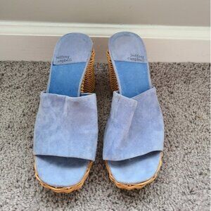 SALE! Jeffrey Campbell Magda Wicker Wedge Heel